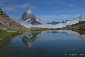 Sesso fotogrfica de urso muscular de Zermatt, Matterhorn, Gornergrat, Aletsch glacer